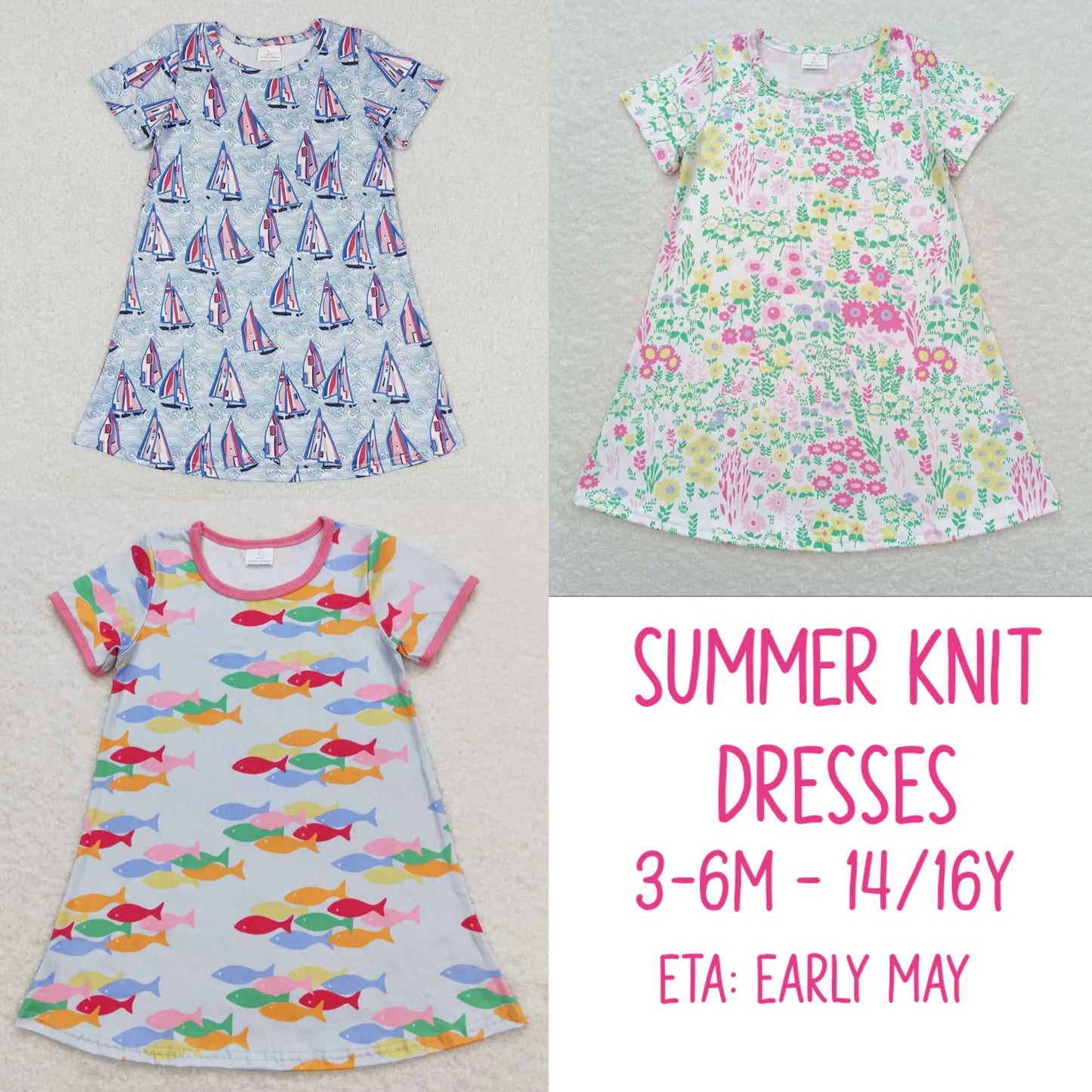 *PRE-ORDER* Summer Knit Dresses