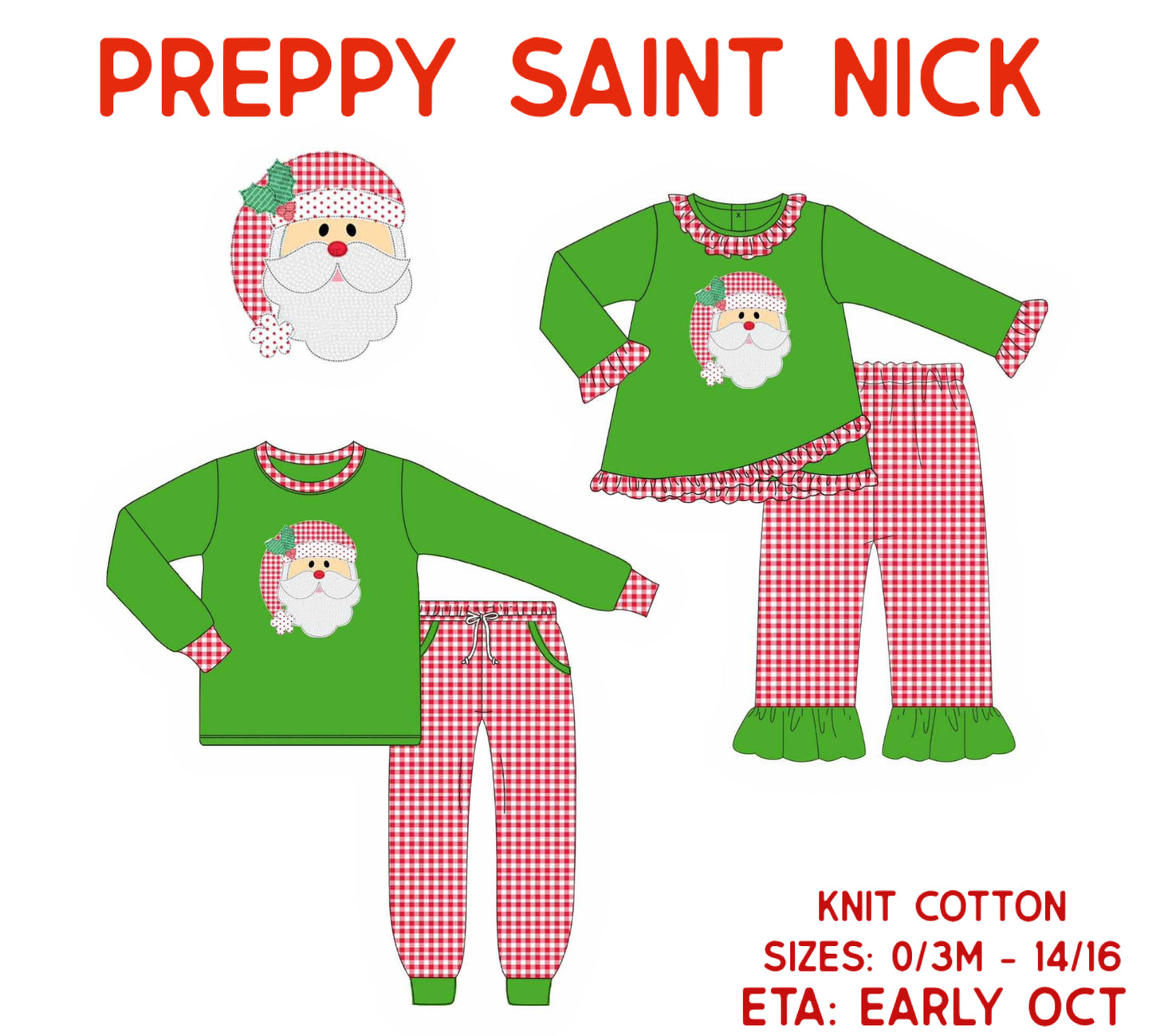 *PRE-ORDER* Preppy Saint Nick Collection
