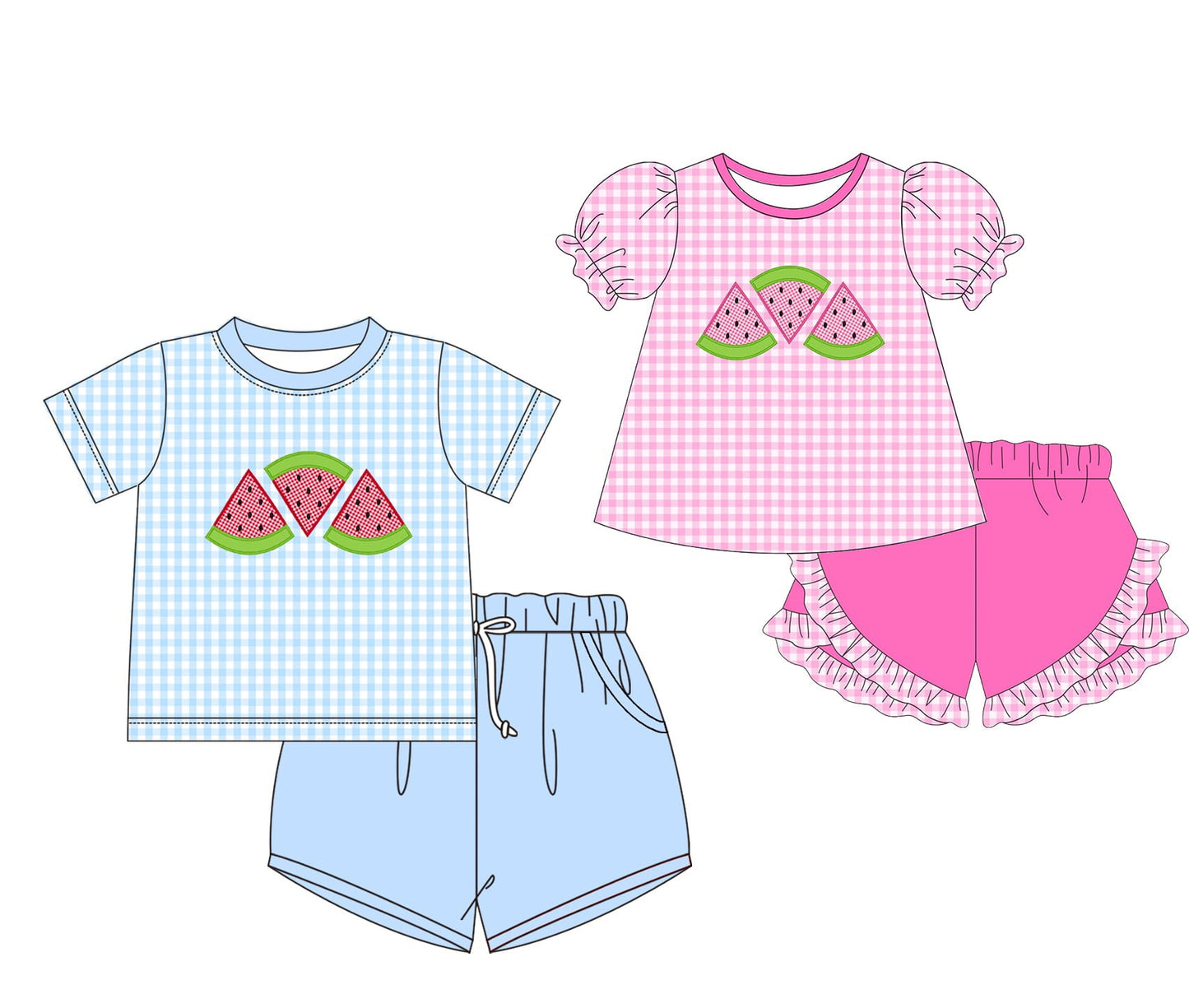 Watermelon Cuties Applique Collection