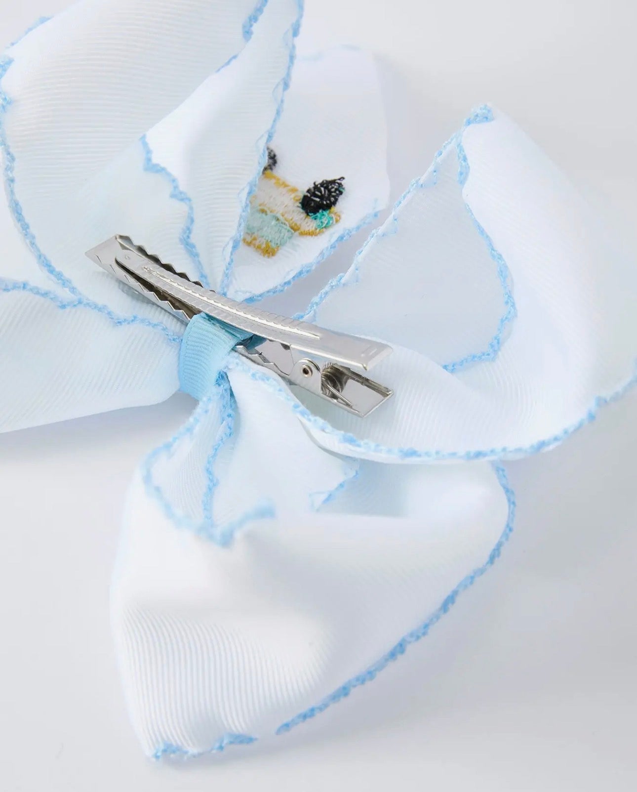 MOONSTITCH SCHOOL BUS BOW 6.25in