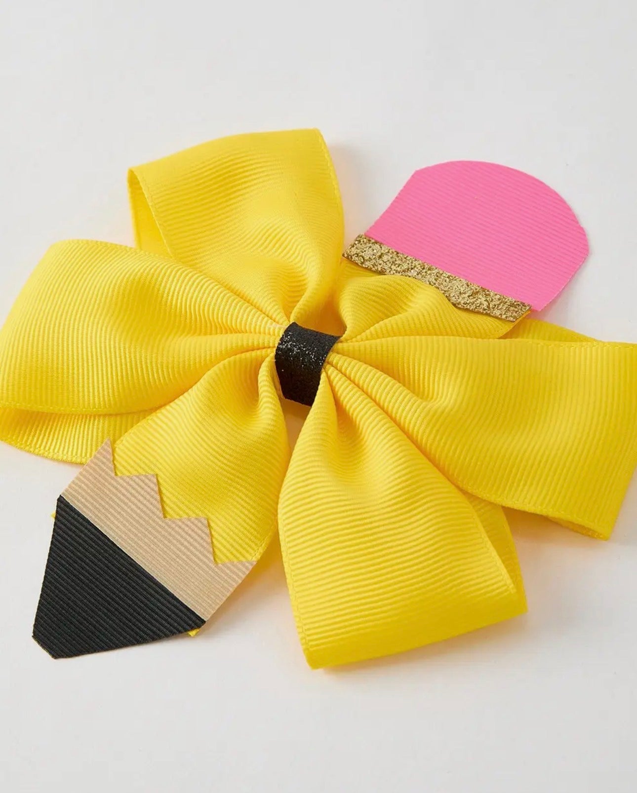 BACK TO SCHOOL PENCIL BOW 4.3in