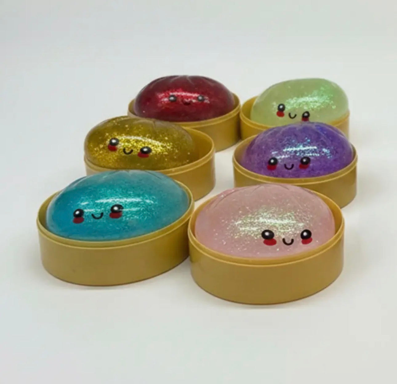 Mystery Glitter Dumpling Squishy Toy