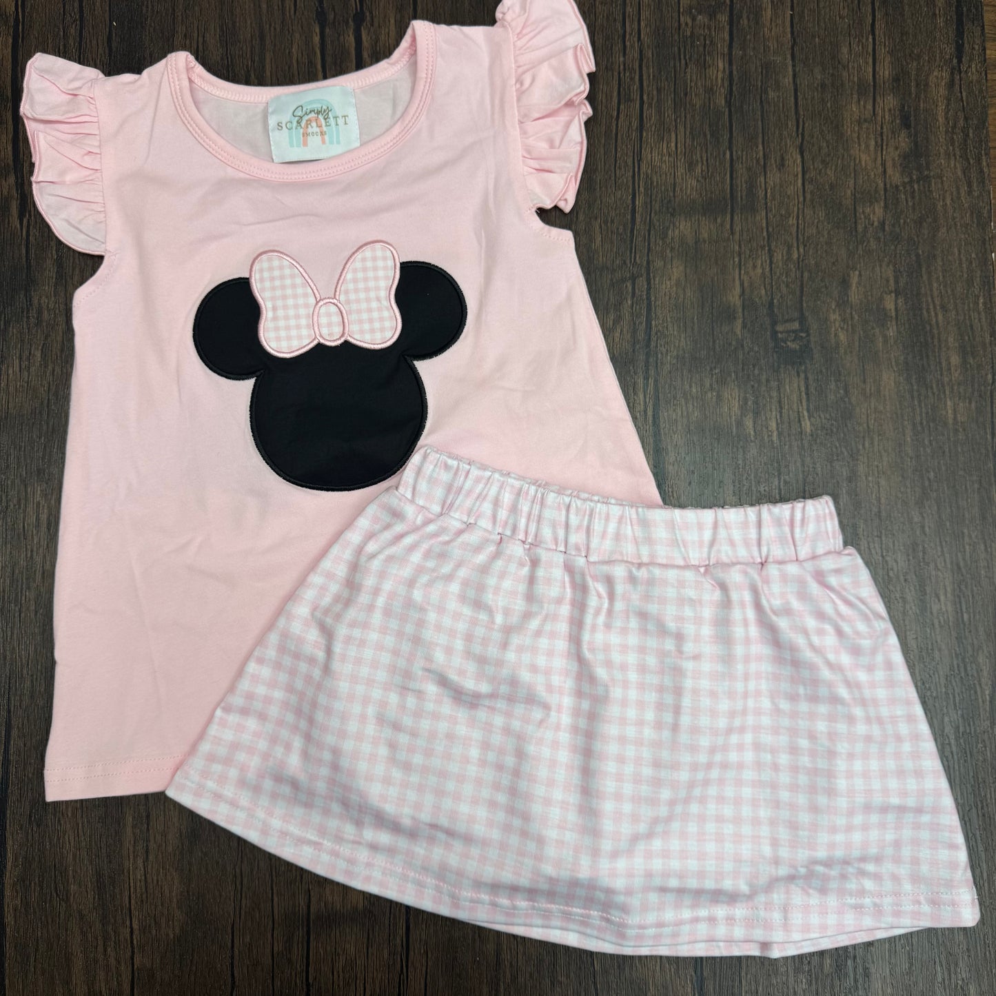 Mouse Skort Set