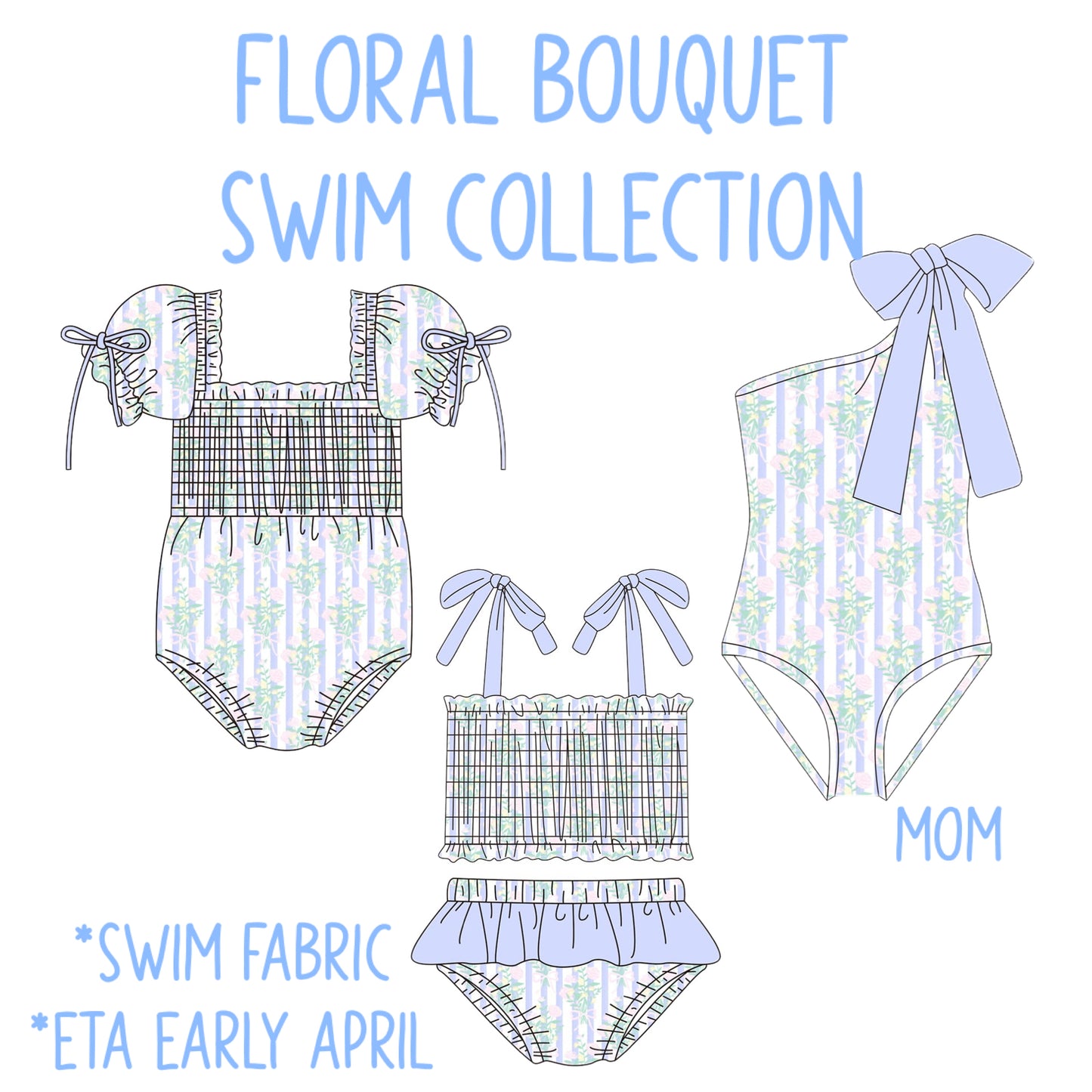 Floral Bouquet Swim EXTRAS