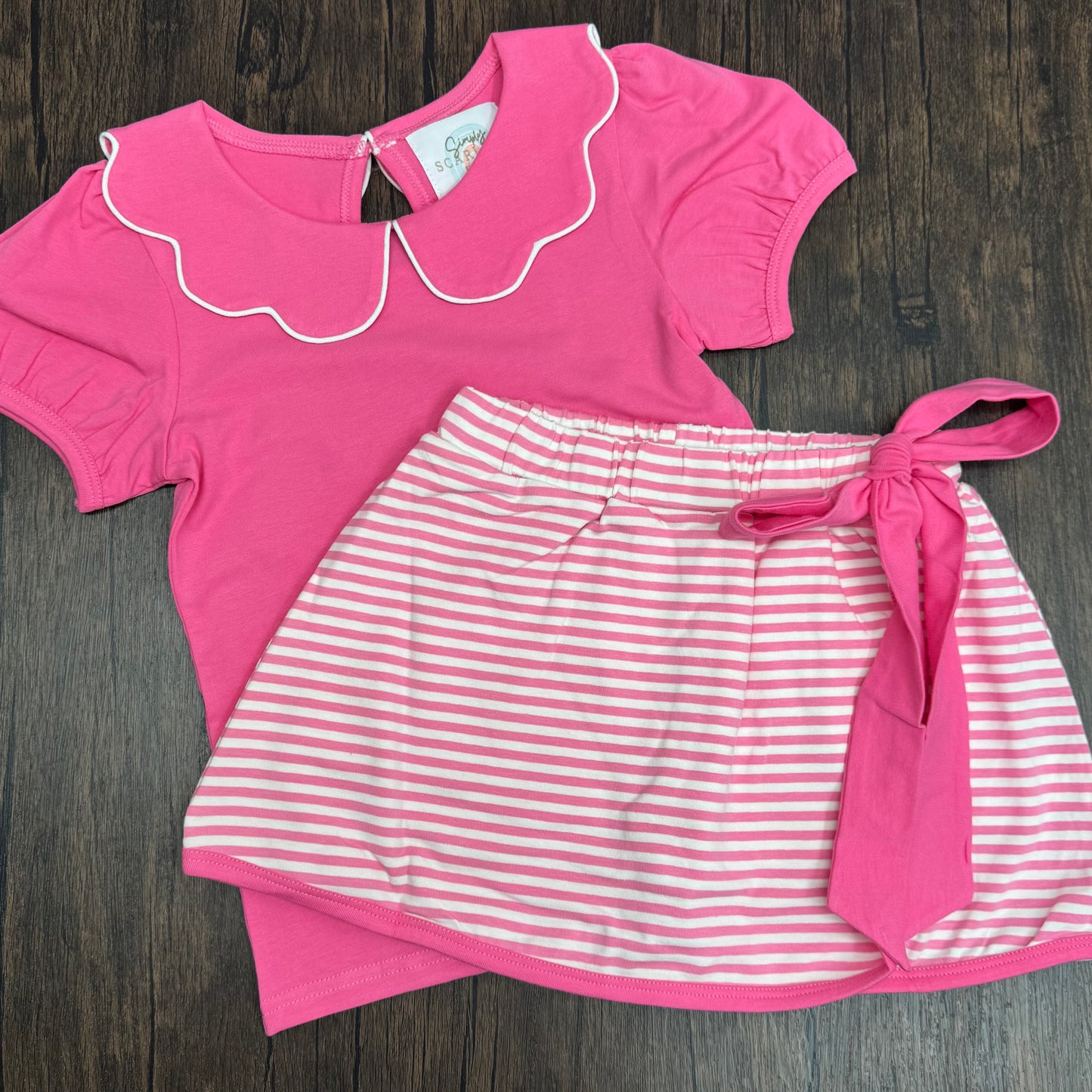 Hot Pink Skort Set