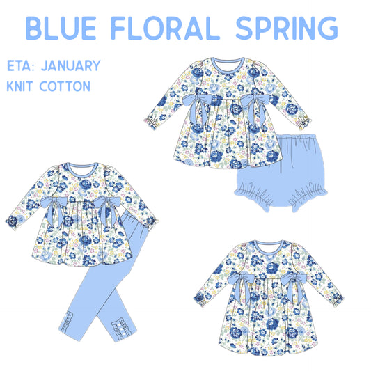 *PRE-ORDER* Blue Floral Spring Collection