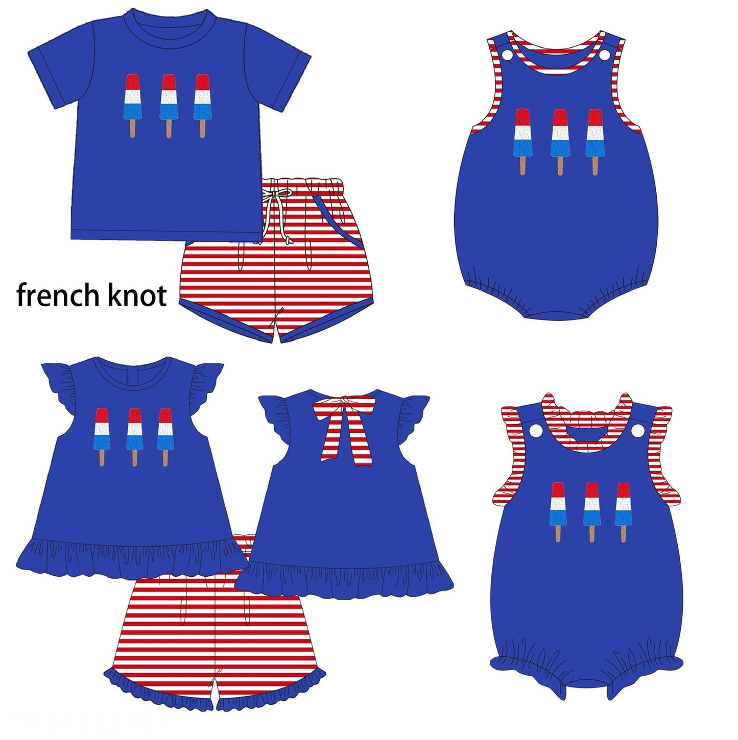 French Knot Bomb Pops Collection