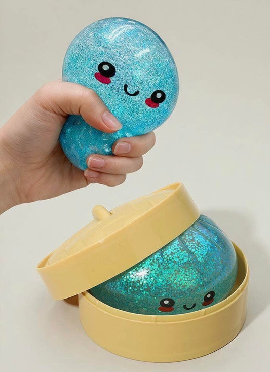 Mystery Glitter Dumpling Squishy Toy