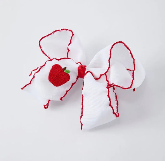 MOONSTITCH APPLE BOW 6.25in