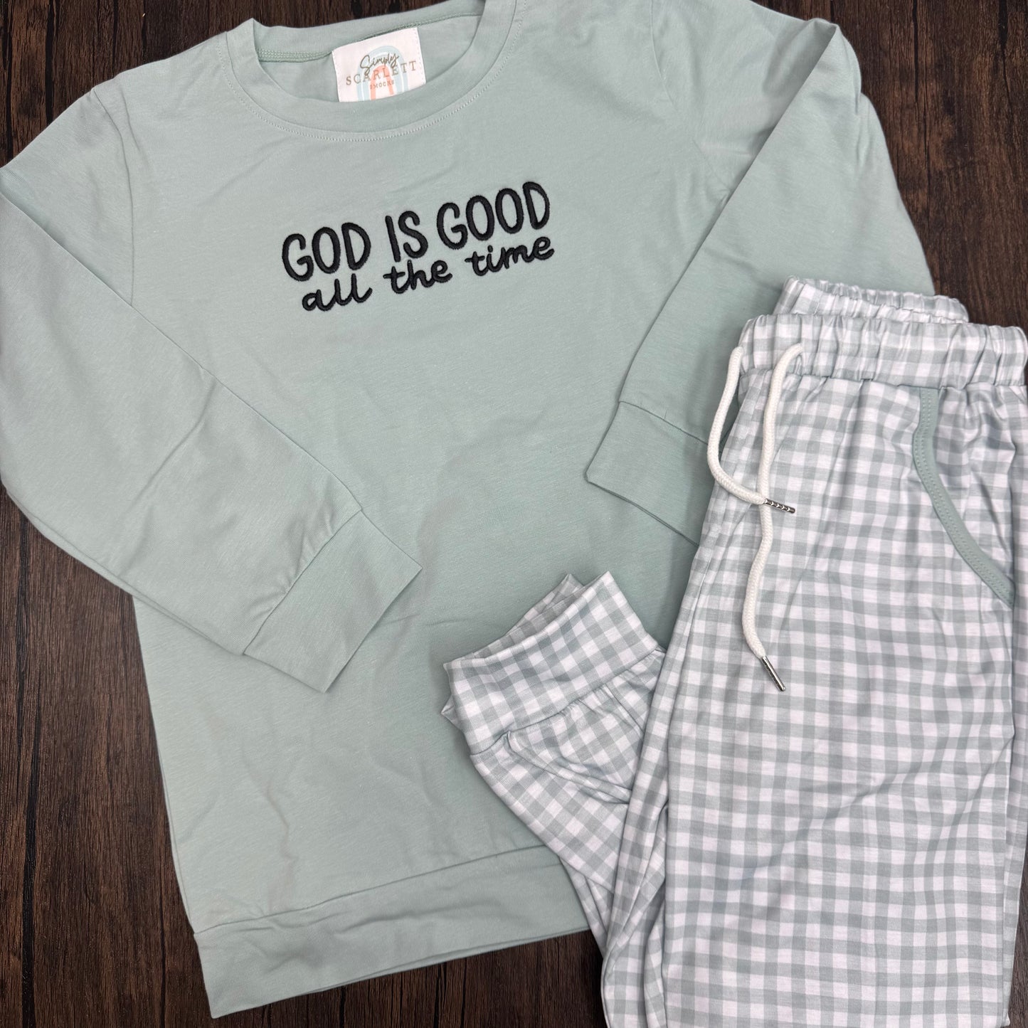 God Is Good Jogger Set