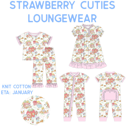 *PRE-ORDER* Strawberry Cuties Loungewear Collection