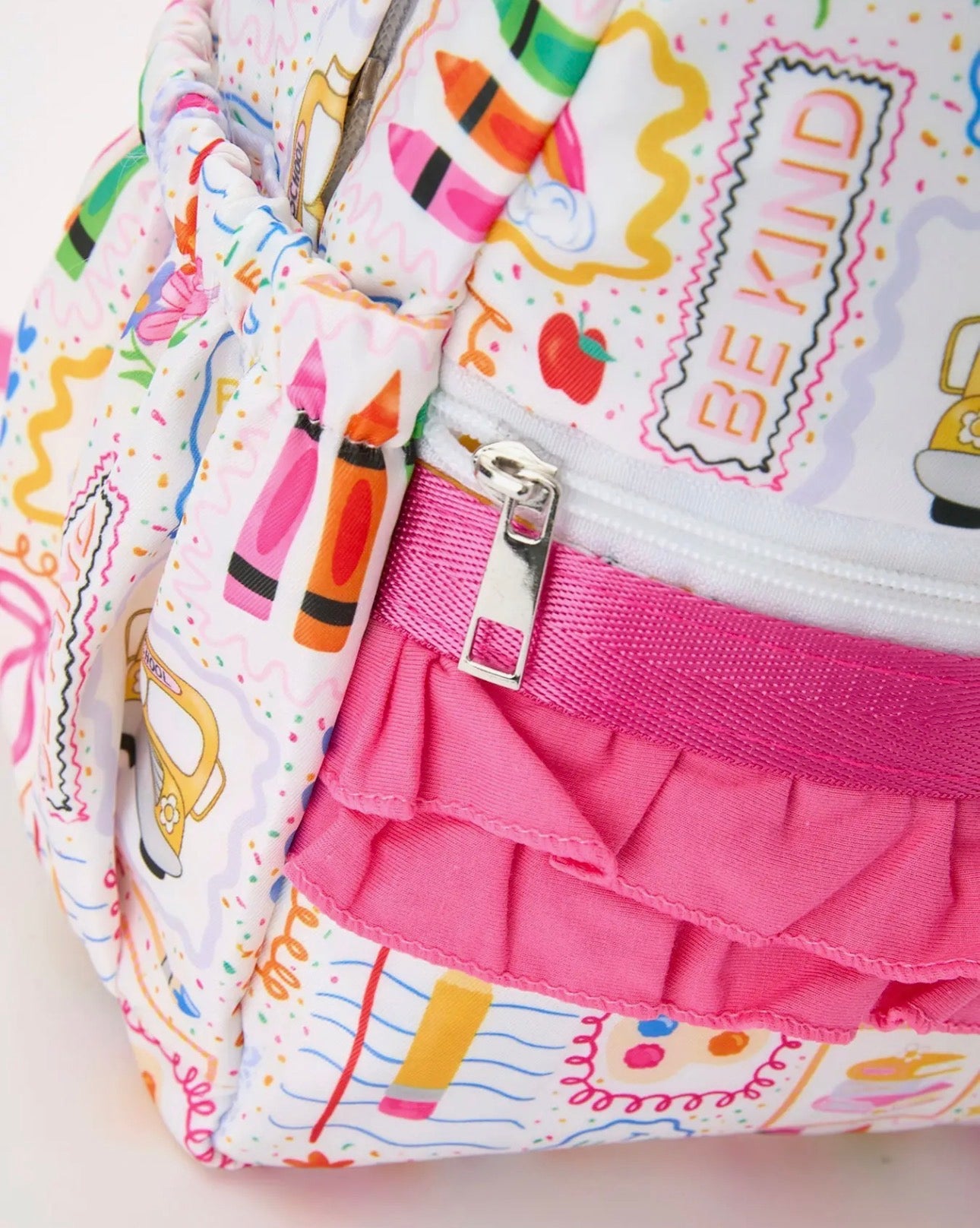 BACK TO SCHOOL RUFFLE BACKPACK