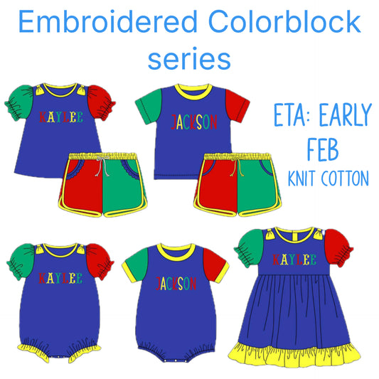 *PRE-ORDER* ColorBlock Series Customized Collection