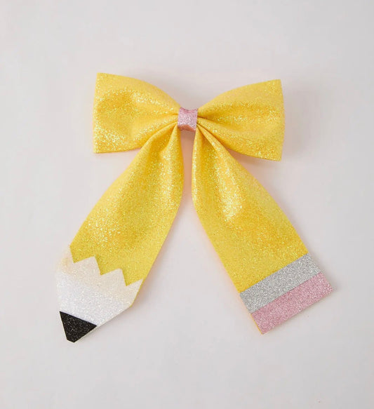 BACK TO SCHOOL SPARKLE BOW