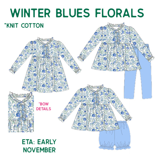 *PRE-ORDER* Winter Blues Florals