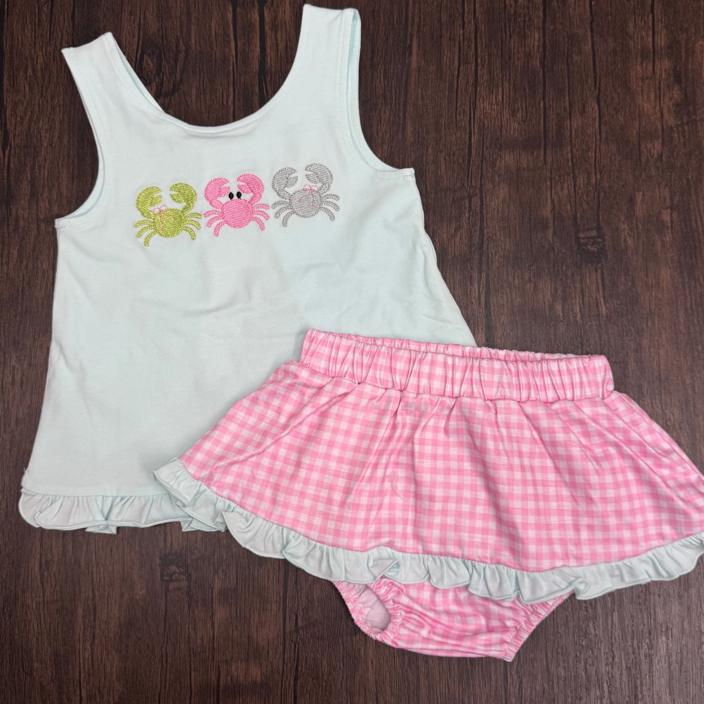 Crabby Crab Skirted Set