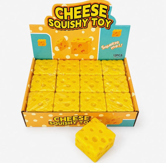 Cheese Block Squishy Toy