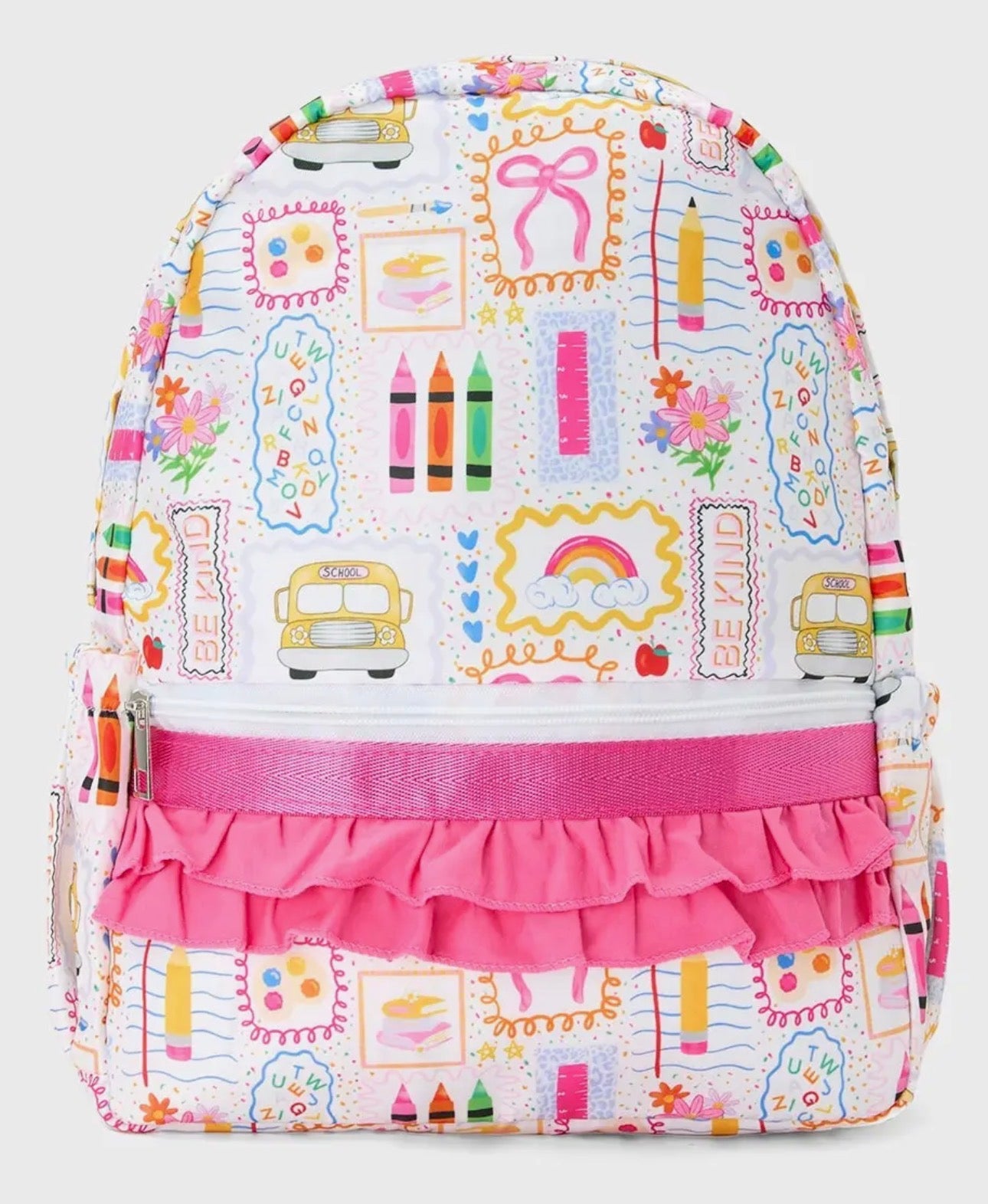 BACK TO SCHOOL RUFFLE BACKPACK