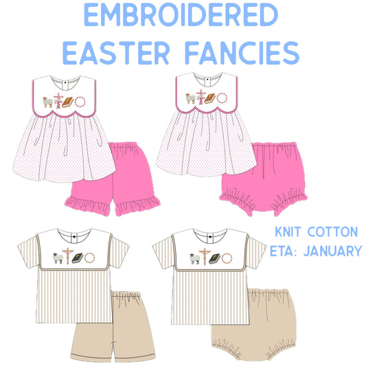 *PRE-ORDER* Embroidered Easter Fancies Collection