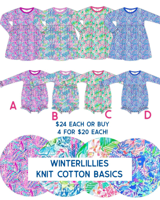 *PRE-ORDER* WinterLillies Knit Basics Collection