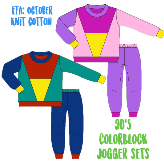 90s Colorblock Joggers